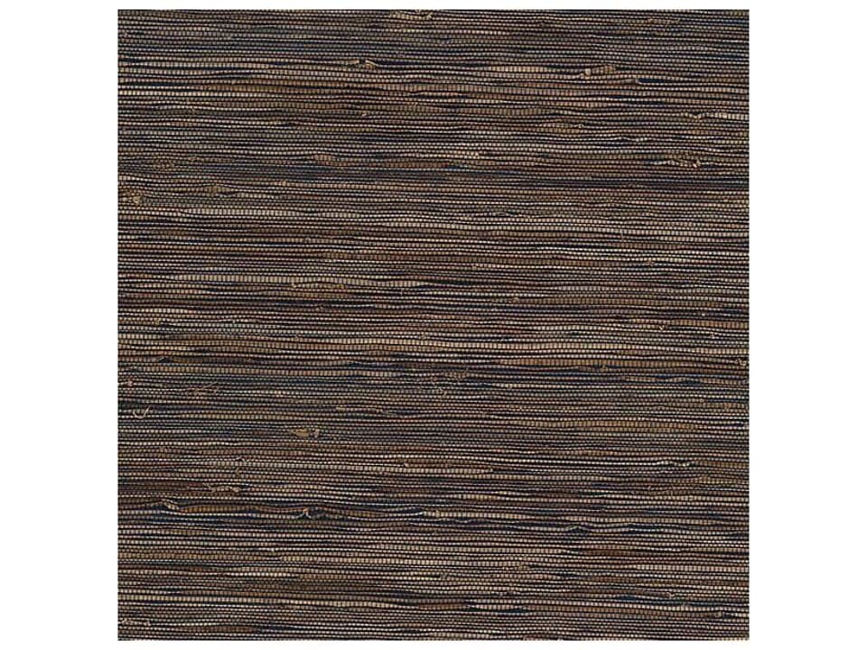 Kenneth James Kasumi Slate Grasscloth Wallpaper
