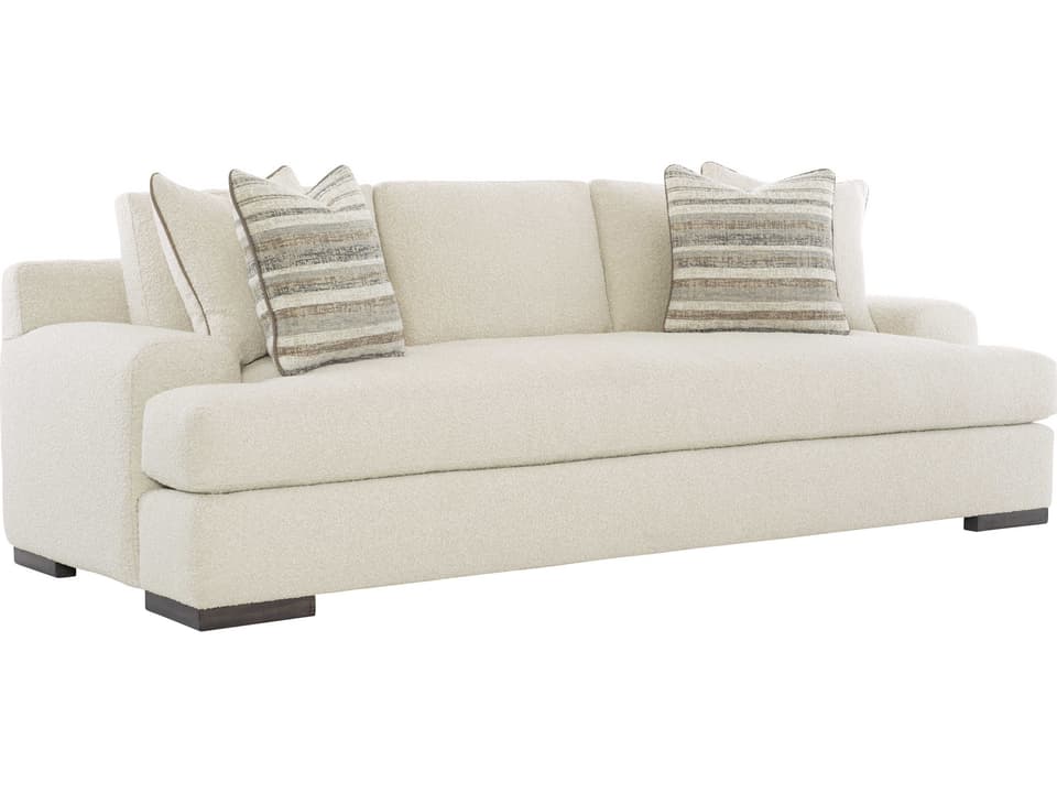 Interiors Andie 3-Seat Fabric Sofa with Recessed Arms