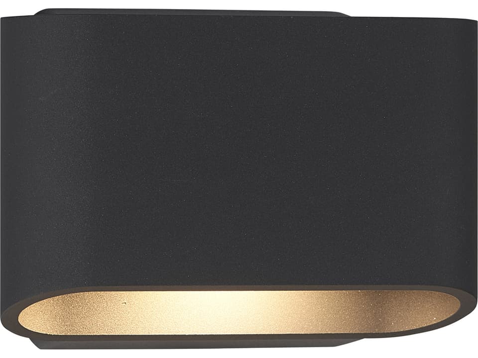 Eclipse Modern LED Exterior Down Wall Sconce in Anthracite