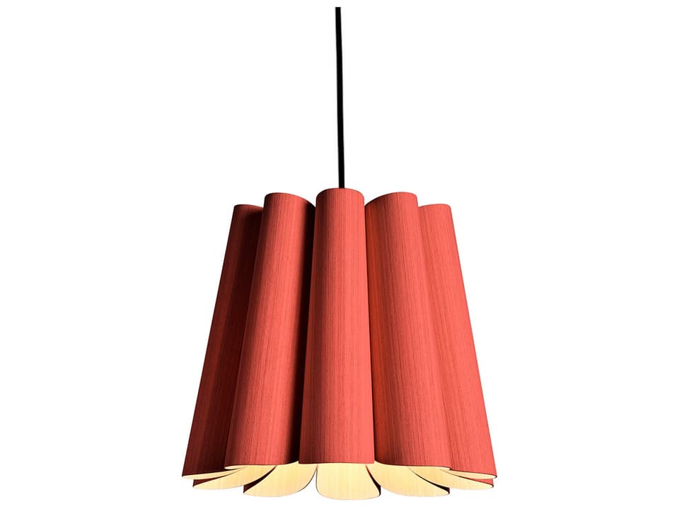 Renata 1-Light Contemporary Wood Pendant Light