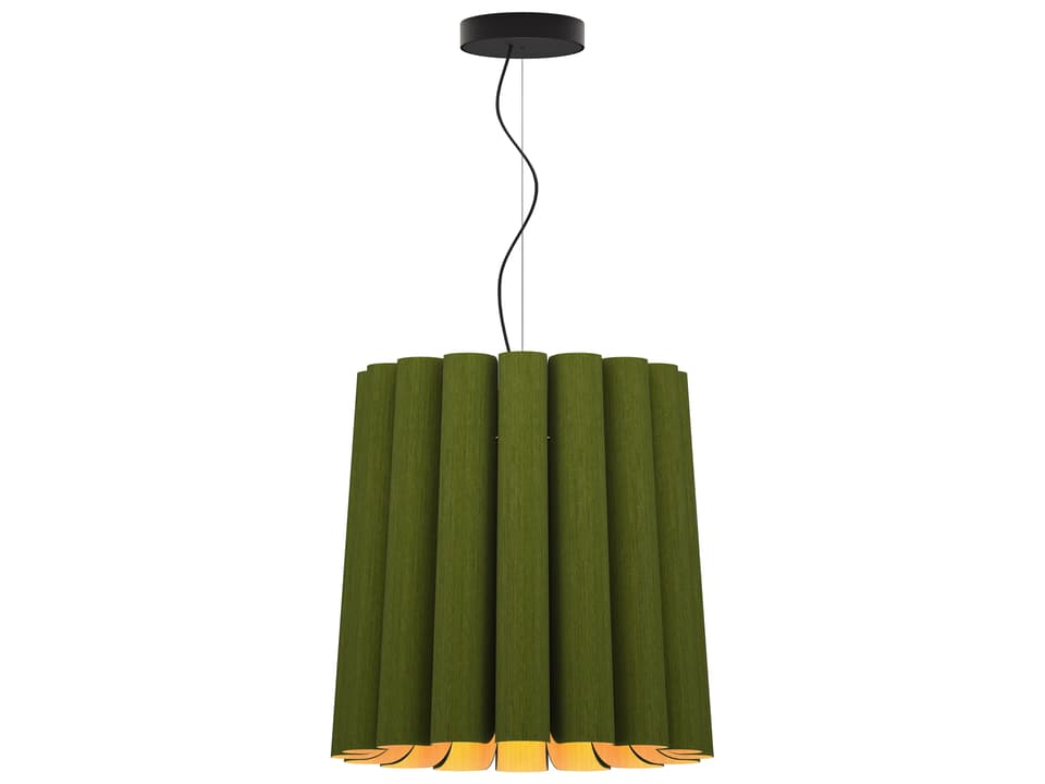 Renata 22-Inch Wood Veneer Pendant Light