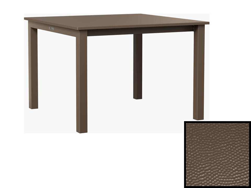 Berkley 42 x 42 Inch Expandable Dining Table with Hammered Top