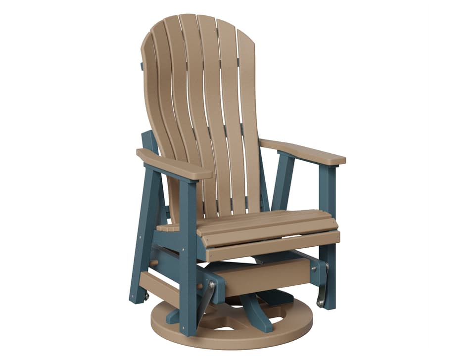 Contour Recycled Plastic Dining Swivel Glider Chair