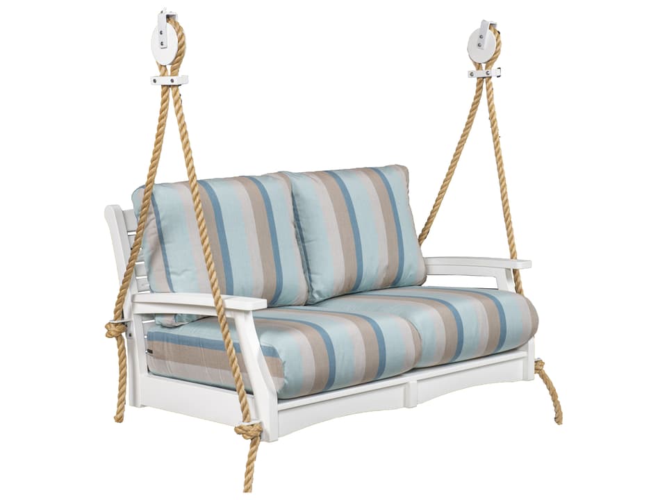 Classic Terrace Recycled Plastic Loveseat Outdoor Patio Swing
