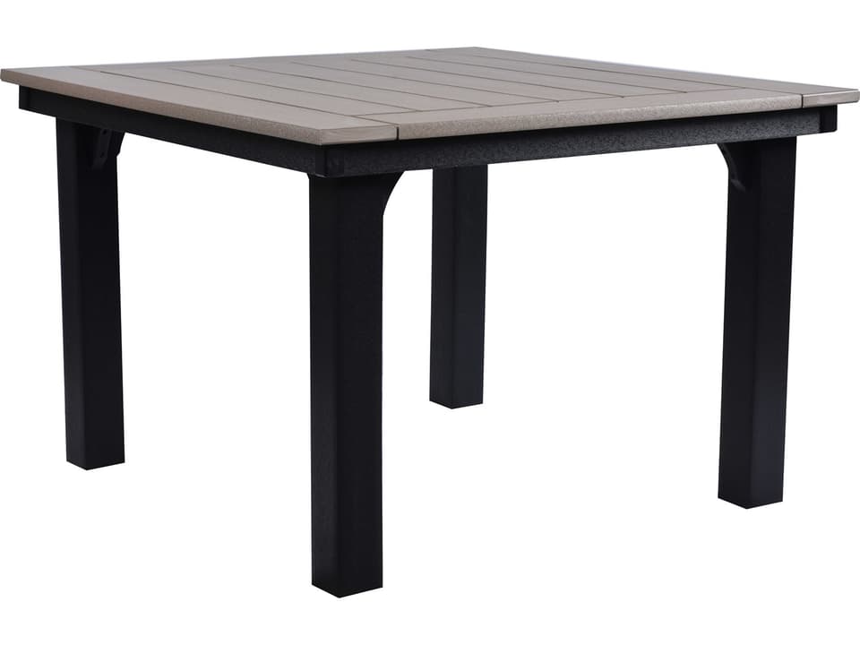 Homestead 44-Inch Square Recycled Plastic Dining Table
