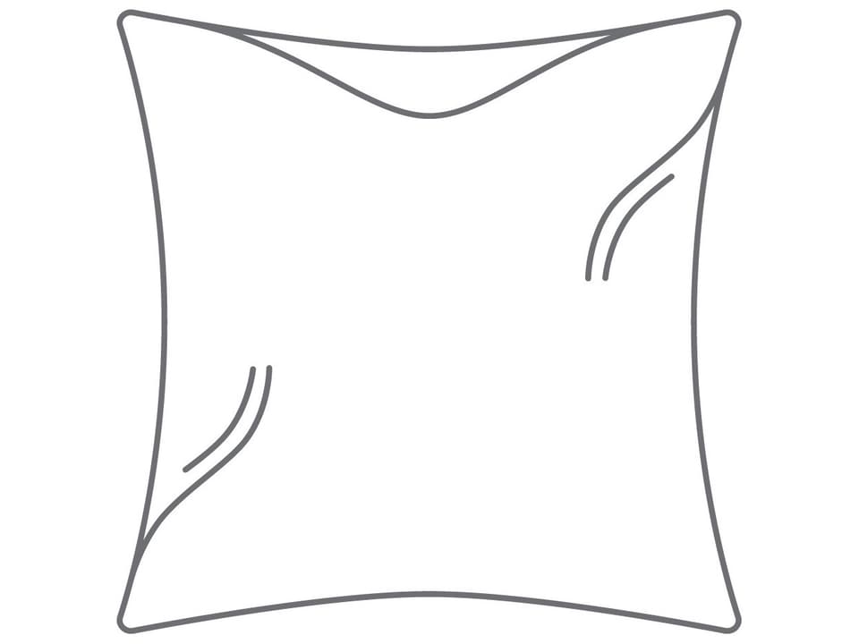 Lily Hive 20 x 20 Inch Fitted Fiber Throw Pillow