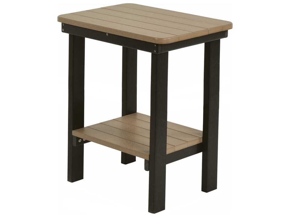 Recycled Plastic Rectangular Bar End Table