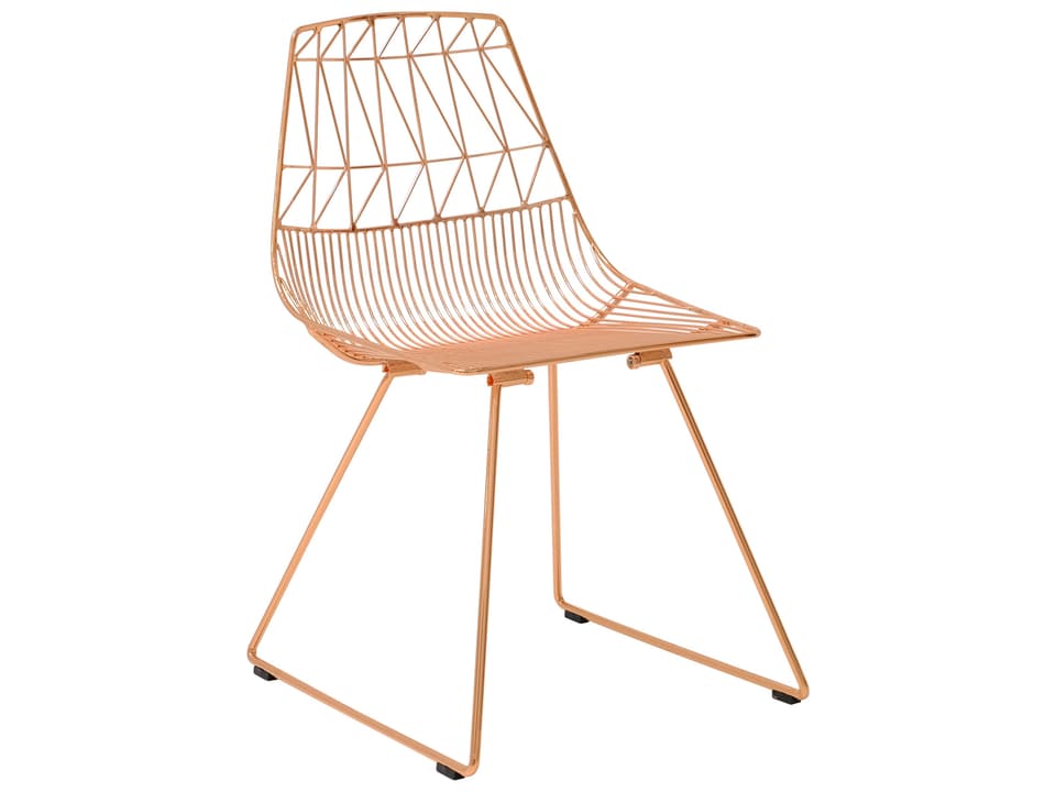 Lucy Copper Wire Side Dining Chair