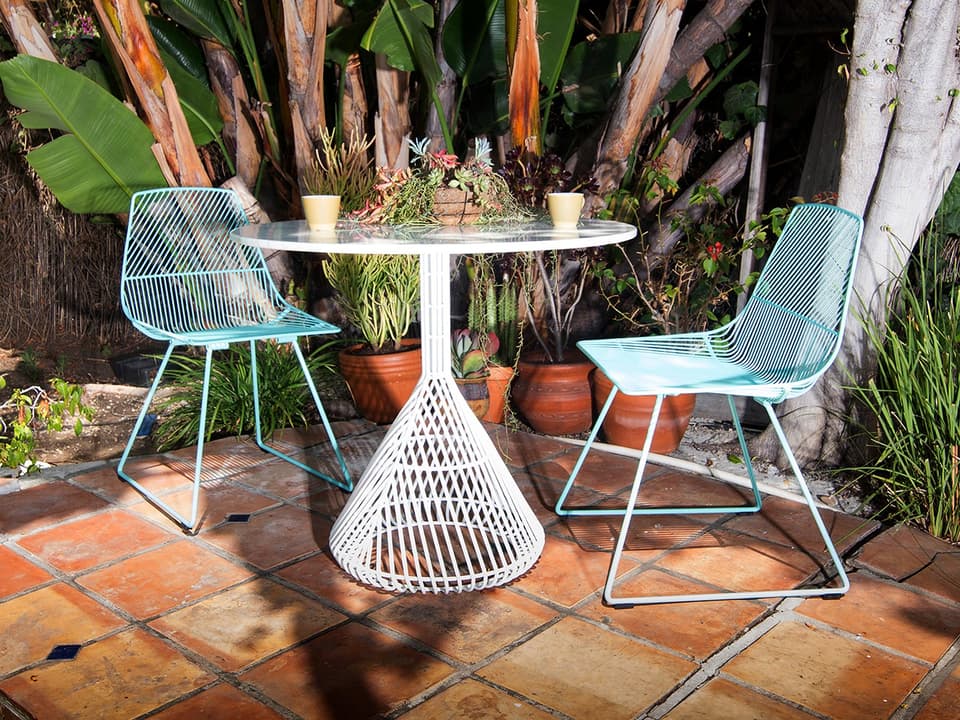 Ethel Galvanized Iron Bistro Set