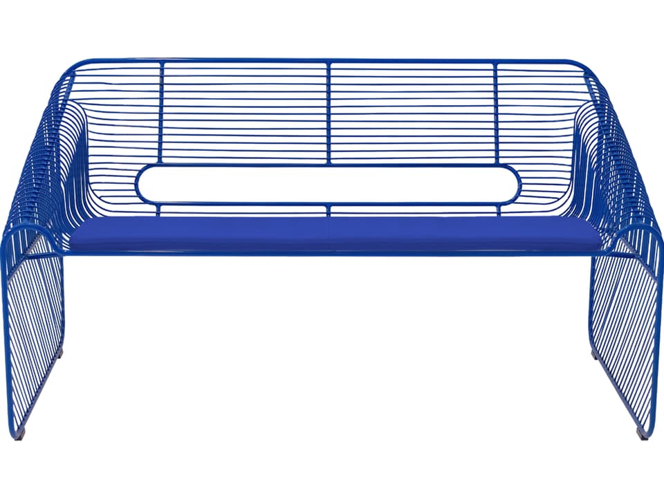 Loveseat Pad in Turquoise Blue Sunbrella Fabric