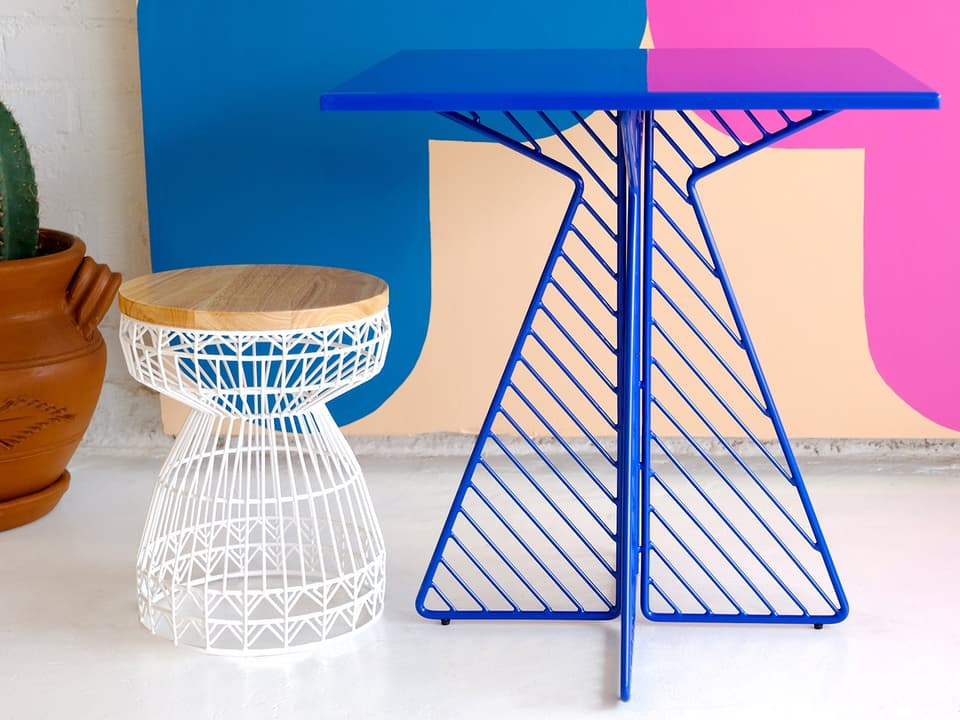 Sweet Galvanized Iron Dining Set