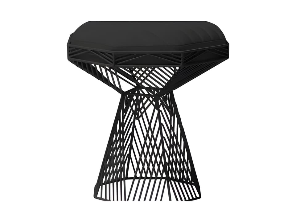 Switch Collection Reversible Seat Pad in Black Vegan Leather