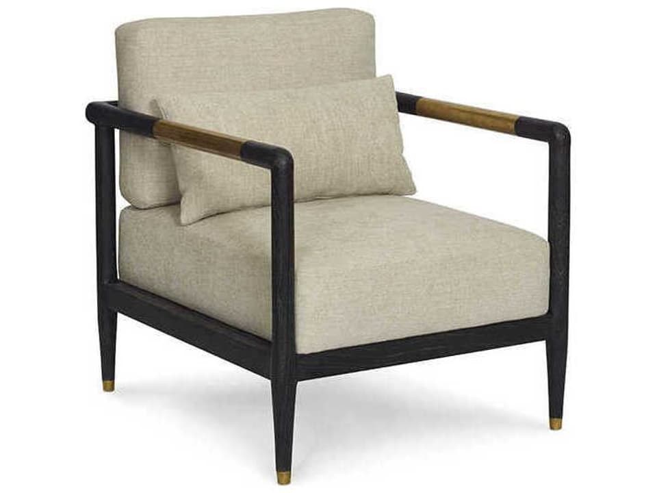 Carson Occasional Accent Chair in Mink with Crypton Beach Fabric