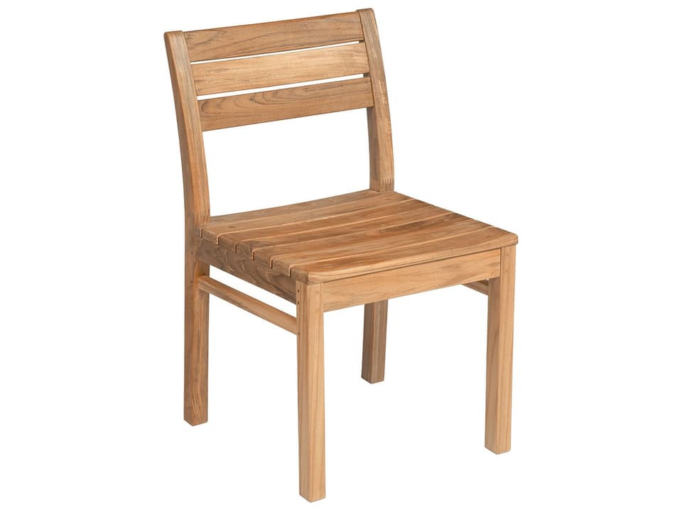 Bermuda Dining Side Chair in Natural Teak
