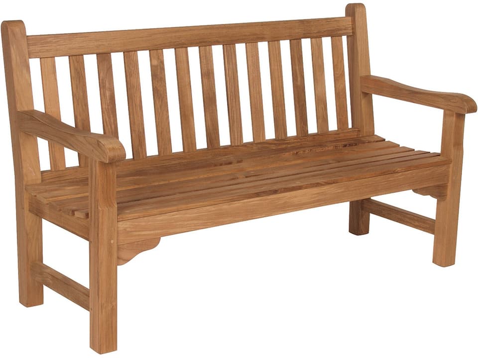 Glenham 59-Inch Teak Bench in Natural
