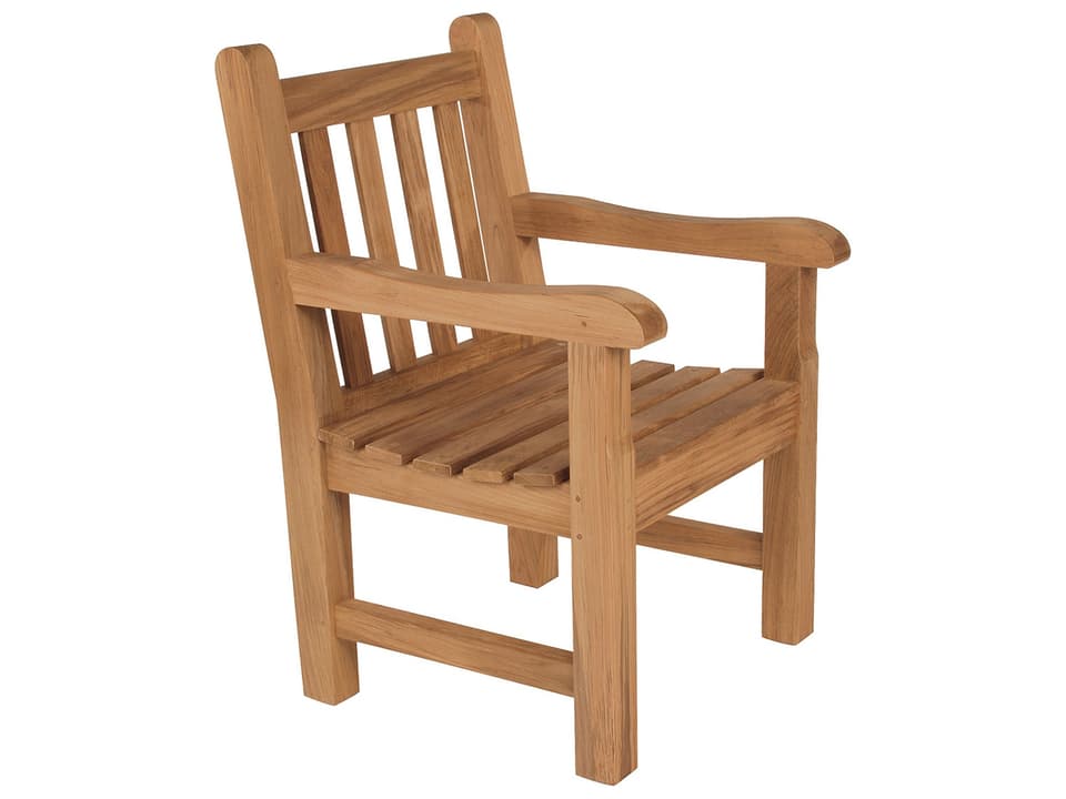 Glenham Teak Dining Arm Chair in Natural