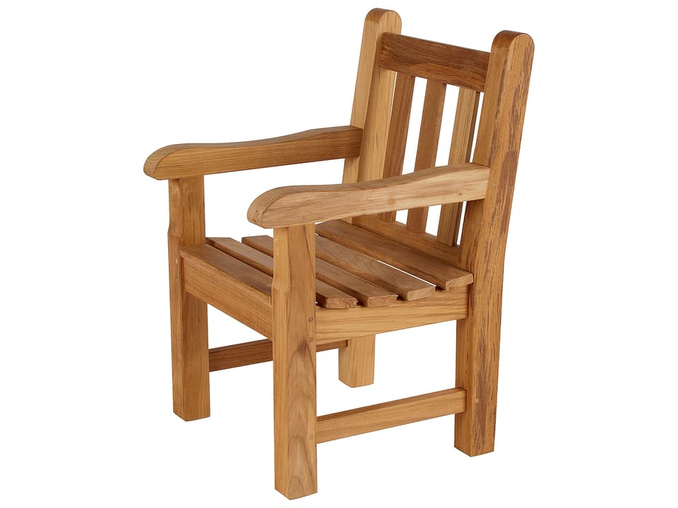 Glenham Junior Dining Arm Chair in Natural Teak