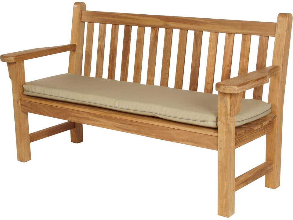 London 63 Inch Teak Outdoor Bench