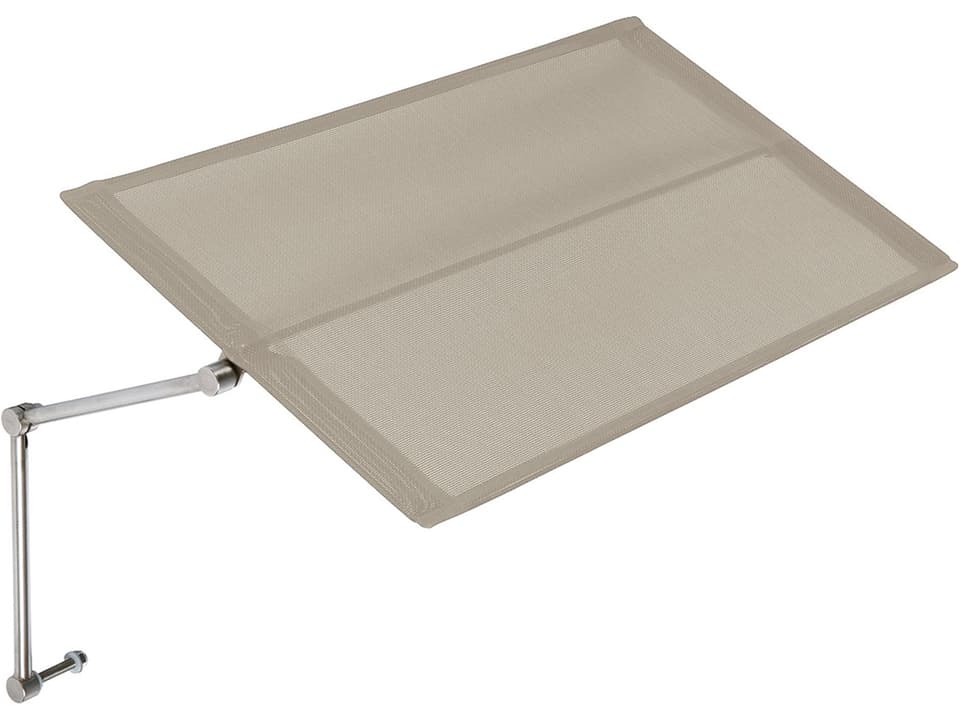 Horizon Lounger Sunshade - Titanium Textilene Sling