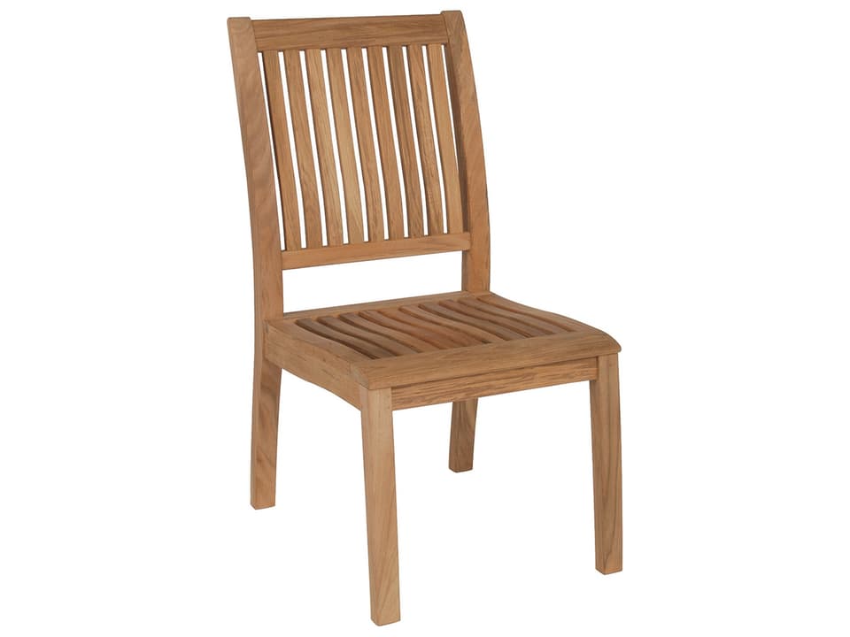 Monaco Teak Side Dining Chair in Natural