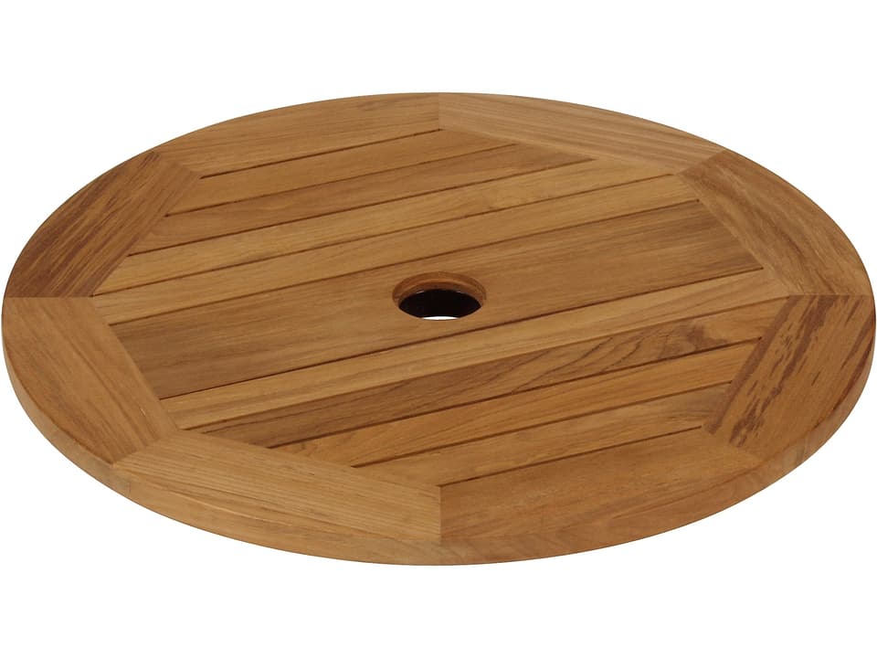 Drummond Lazy Susan - Natural Teak - 29"