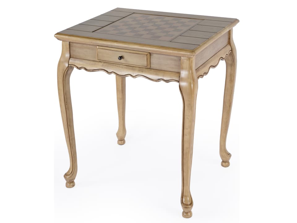 Specialty Company Bannockburn Rectangle Game Table in Tan Beige