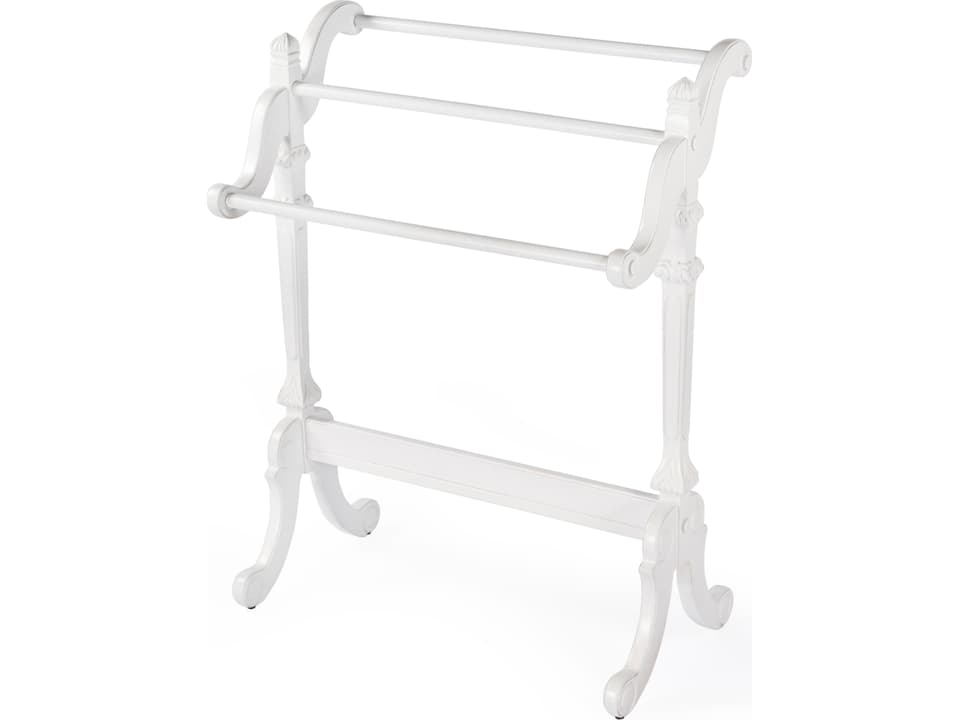Newhouse Cottage White Blanket Rack