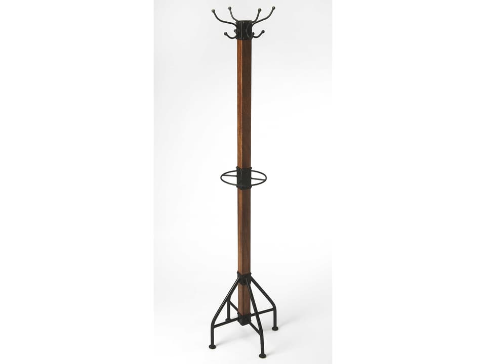 Logan Square Mountain Lodge Coat Rack with Umbrella Holder