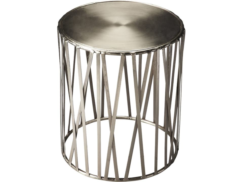 Kruse Round Metalworks End Table
