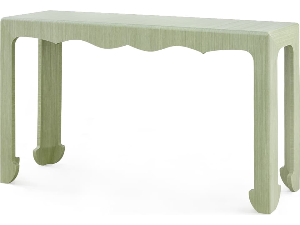 Gianna Rectangular Console Table in Spring Green