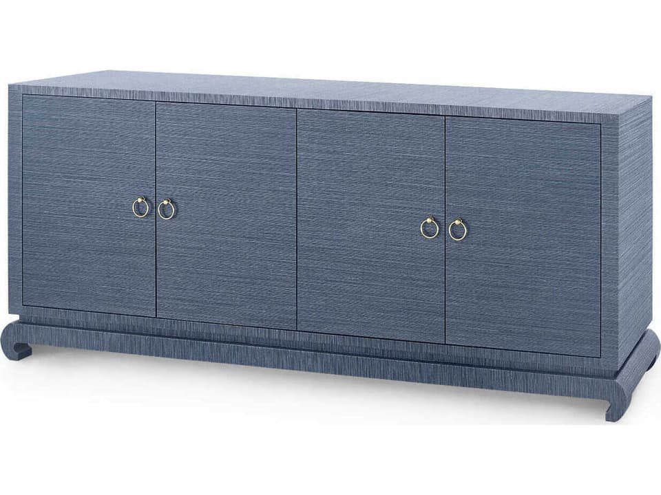 72" Navy Blue Sideboard