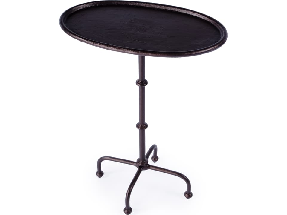 Kealy Aluminum Oval End Table