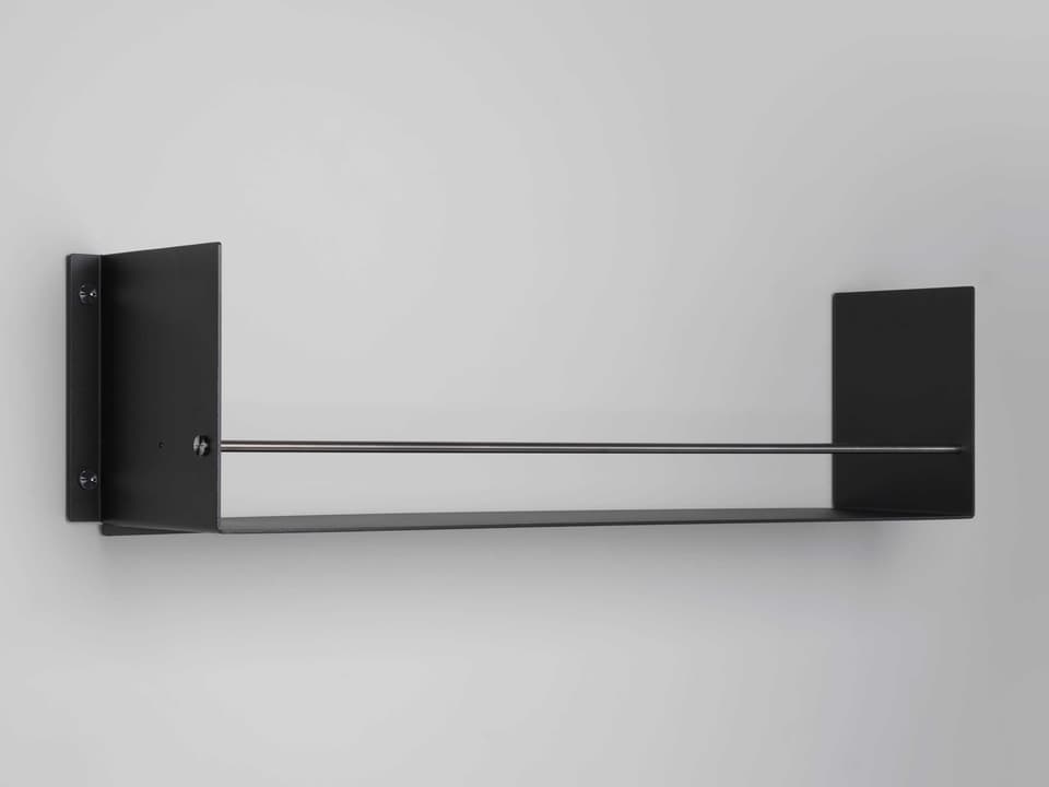 Girder 45-Inch Metal Wall Shelf in Black Gun Metal