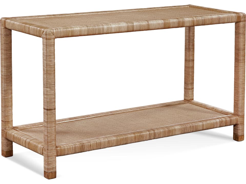 Pine Isle Rectangular Wood Console Table