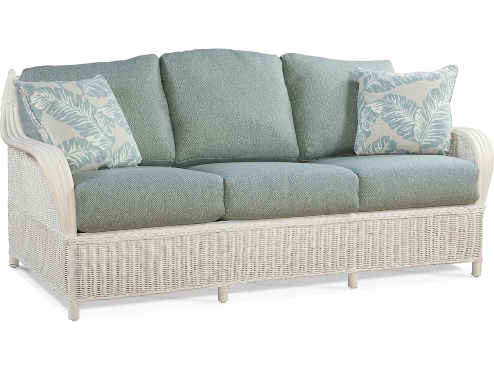 Bodega Bay Queen Sleeper Sofa in Wicker and Rattan