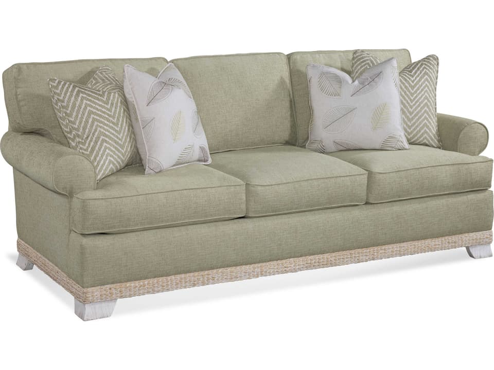 Fairwind 3-Seat Sofa with Rolled Arms and Hatteras Finish