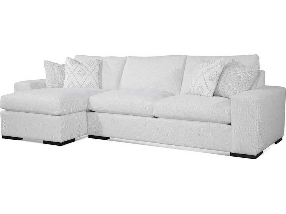 Memphis Upholstered Chaise Lounge with Throw Pillows