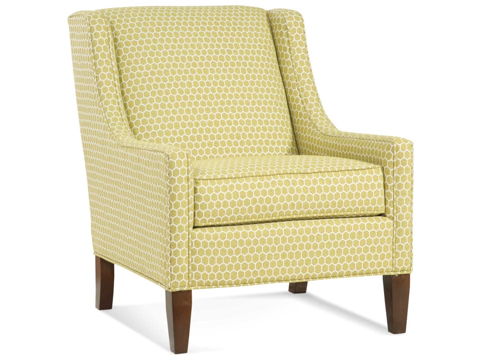 Henry Welted Fabric Accent Chair with Comfort Plus Cushion