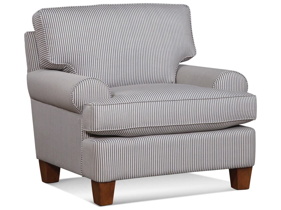 Lowell Fabric Arm Chair with Tapered Feet