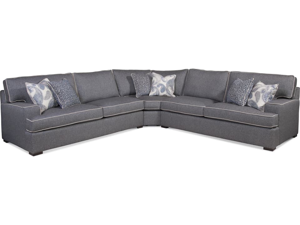 Bridgetown 3-Piece Wedge Fabric Sectional Sofa
