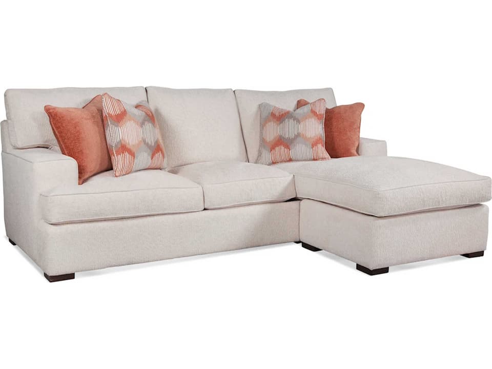 Bridgetown 2-Piece Upholstered Sectional Sofa with Reversible Chaise Ottoman