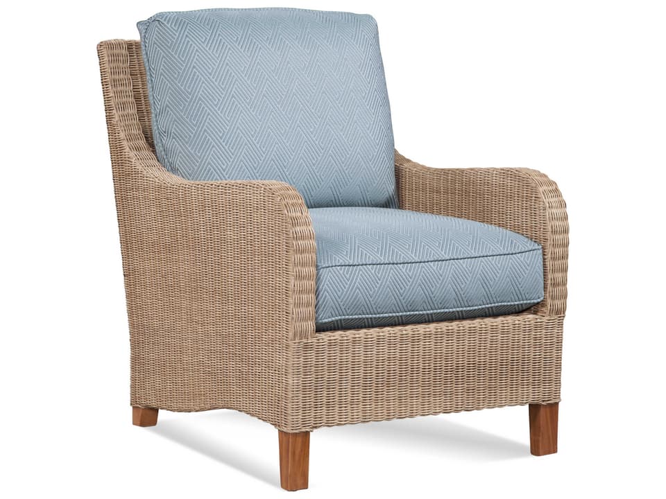 Gibraltar Rattan Upholstered Accent Arm Chair