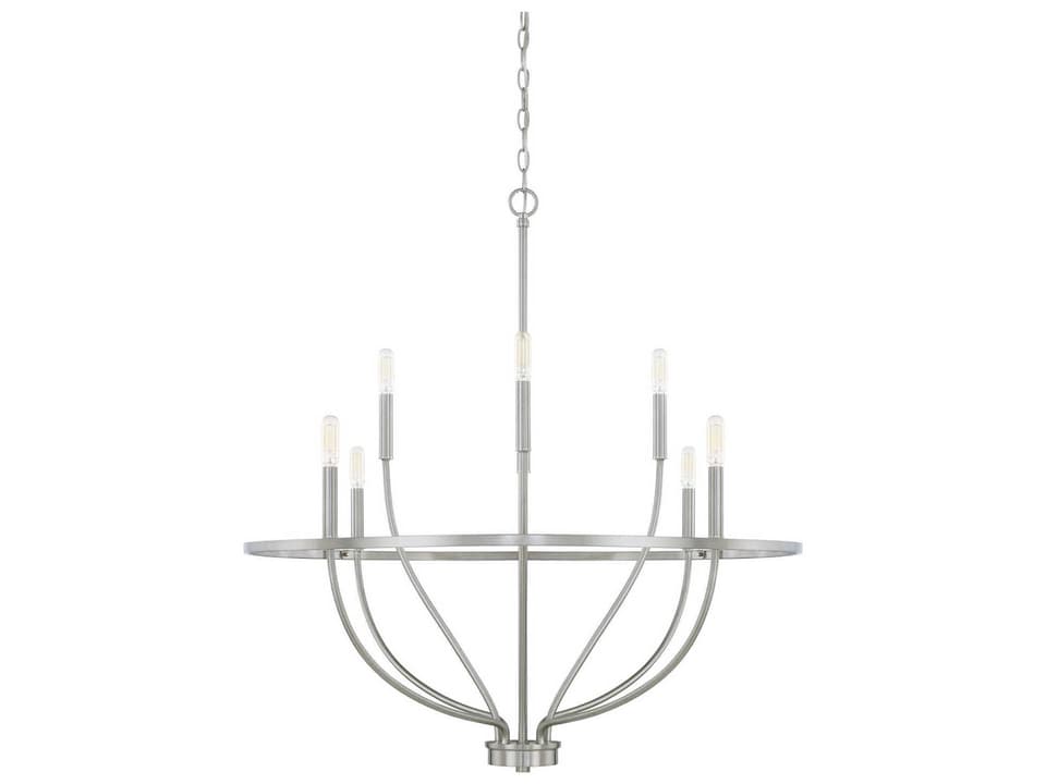 Greyson 8-Light Chandelier in Brushed Nickel