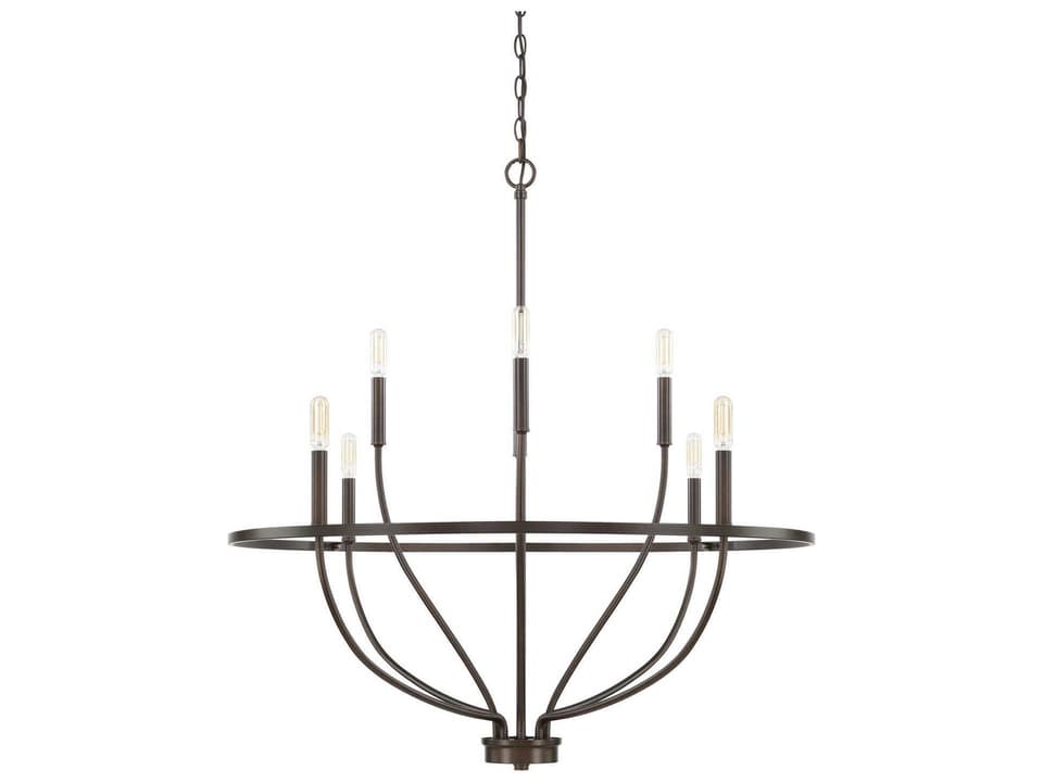 Greyson 8-Light Chandelier in Bronze