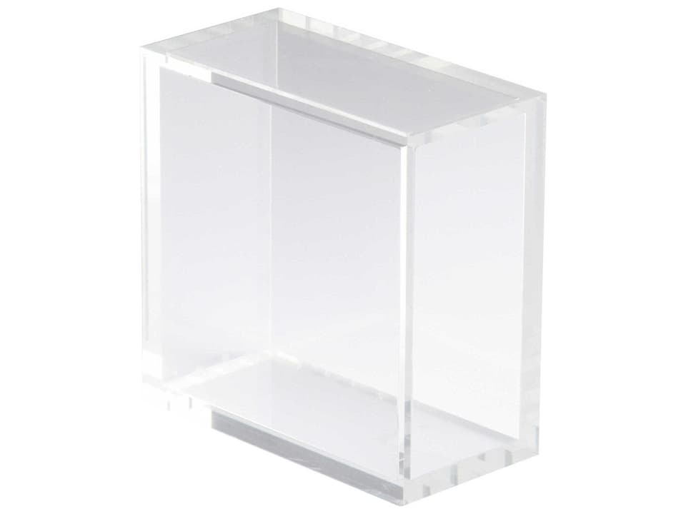 8x8 Square Acrylic Pedestal Clear Finish