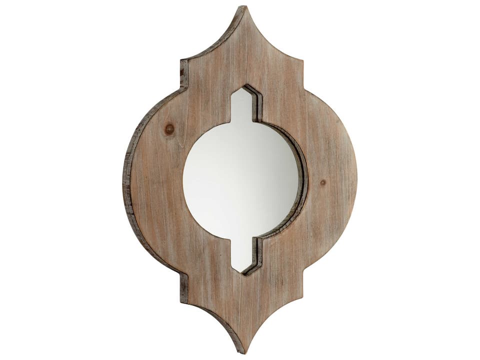 Turk Washed Oak Framed Wall Mirror