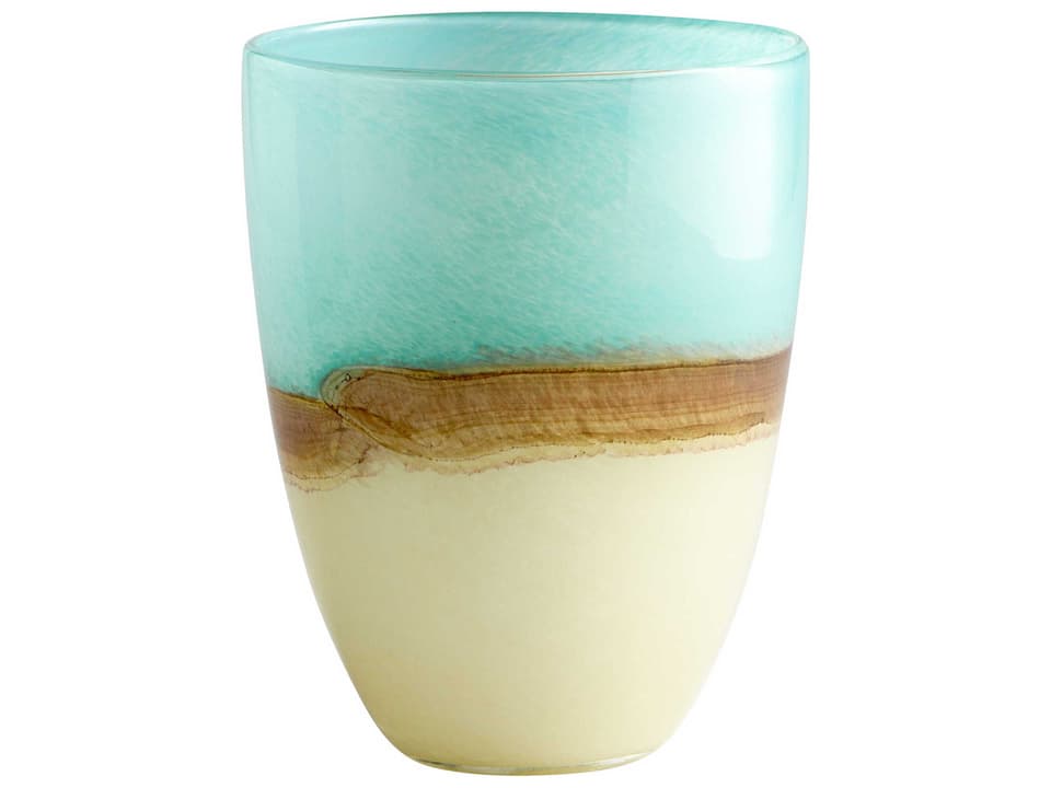 Earth Glass Vase Medium Blue