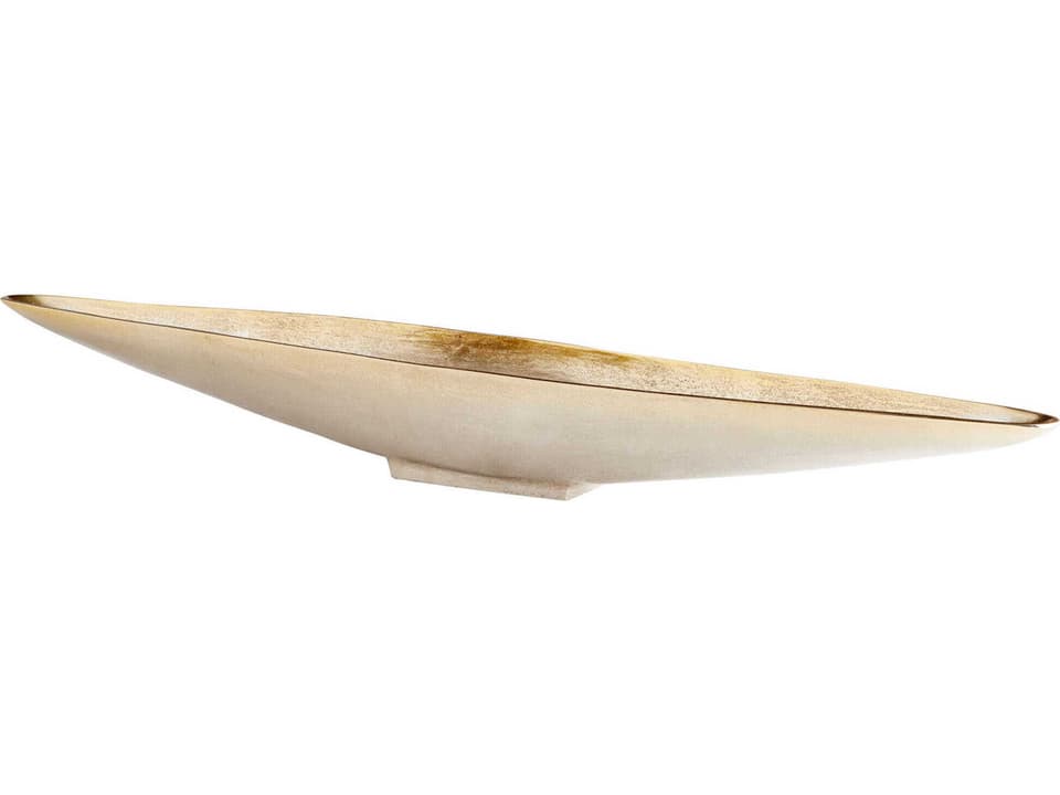 Venezia Tray in Rough Nickel and Gold