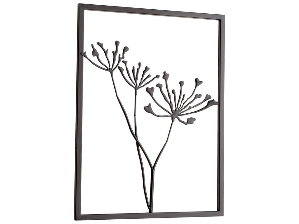 Arbre Duex Iron Wall Decor in Graphite