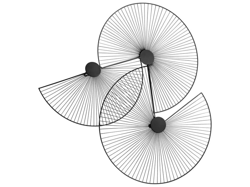 Gnosis Iron Wall Decor in Noir Finish